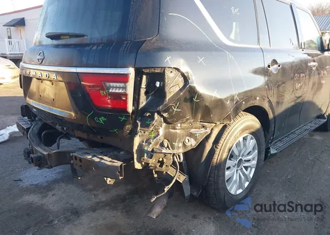 2021 Nissan Armada Sv 4Wd from USA, damaged, VIN JN8AY2AD4M9661966